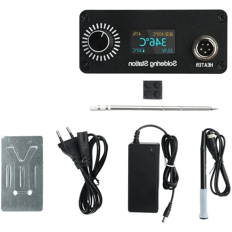 Soldering Station T12 Oled - Паяльная станция AB11-T12 для домашнего ремонта,
