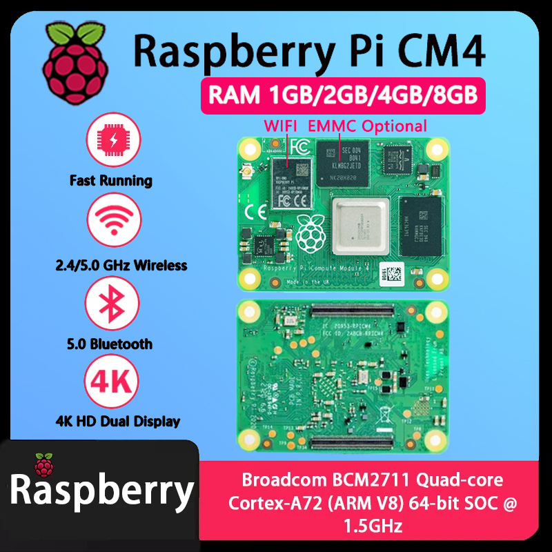 Raspberry Pi CM4 1GB/2GB/4GB/8 – обзор и цена Raspberry Pi Compute Module 4 8Gb 32Gb