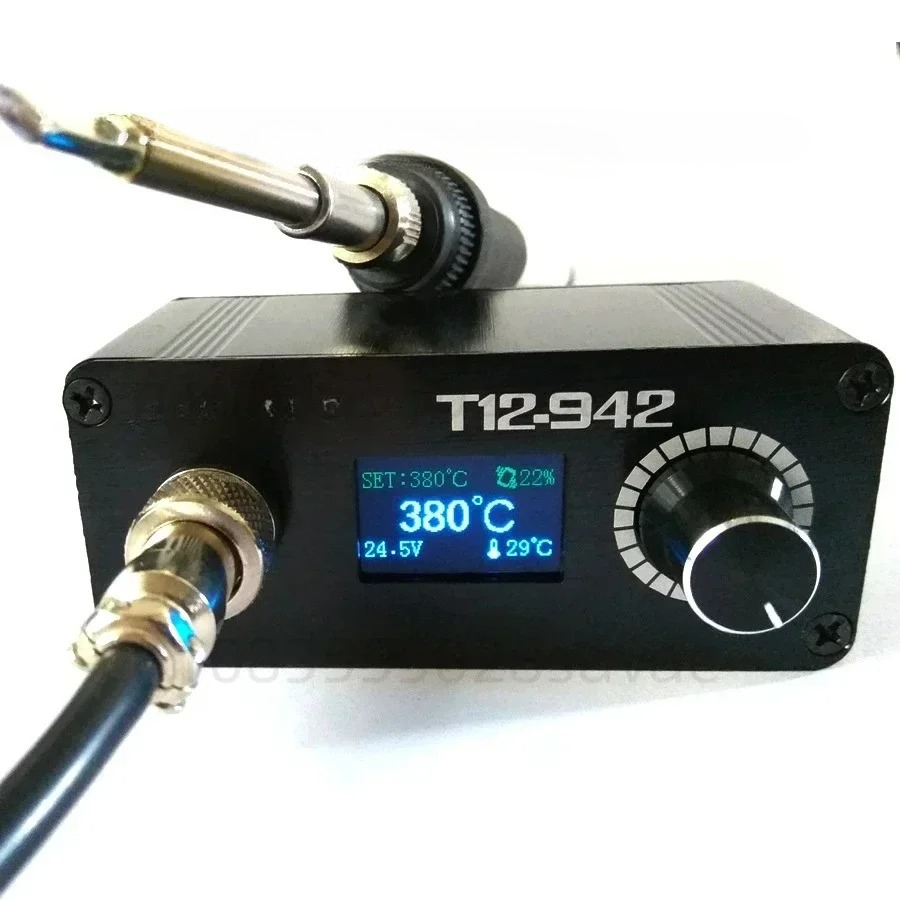Цифровая паяльная станция MINI – обзор и цена Soldering Station T12 Oled