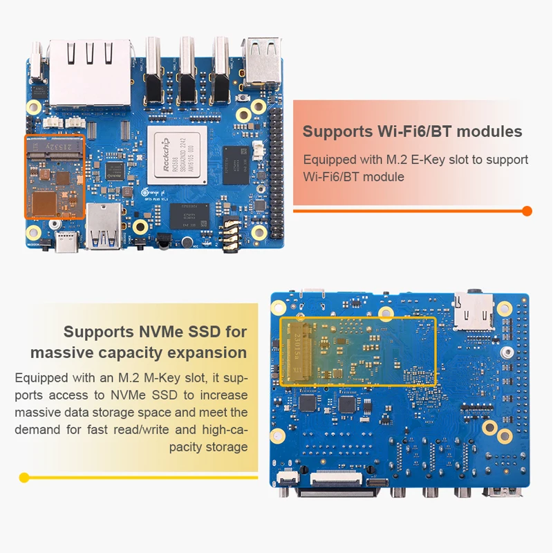 Orange Pi 5 Plus 4 8 16 ГБ ОЗУ – обзор и цена Orange Pi 5 Plus 16Gb