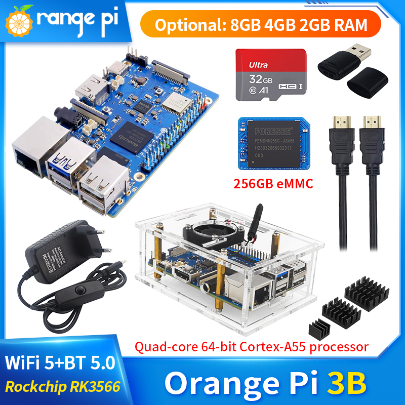 Плата ПК Orange Pi 3B, 8 ГБ, 4 – обзор и цена Khadas Vim4 8Gb
