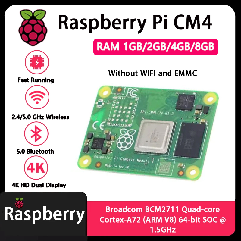 Raspberry Pi CM4 1 ГБ/2 ГБ/4 Г – обзор и цена Raspberry Pi Compute Module 4 8Gb 32Gb