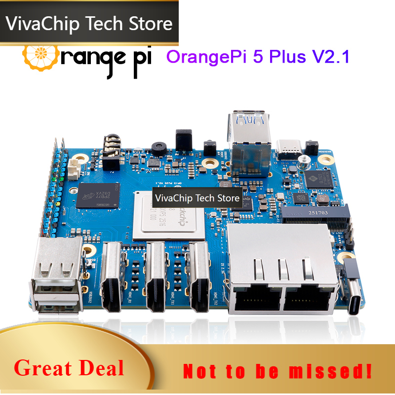 Плата для разработки VivaCT Or – обзор и цена Orange Pi 5 Plus 16Gb